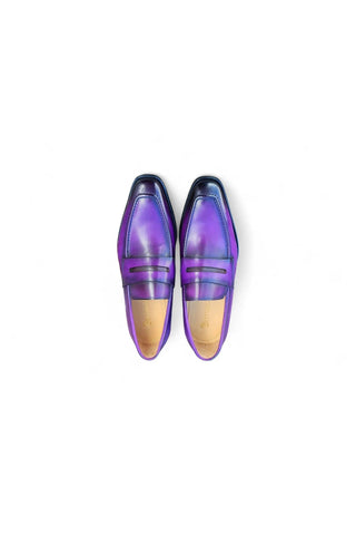 Carrucci KS509-32 Leather Penny Loafer-AmbrogioShoes