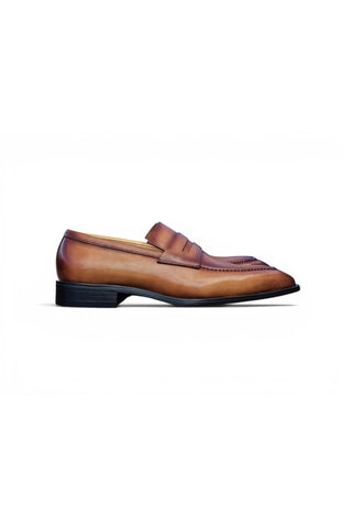 Carrucci KS509-32 Leather Penny Loafer-AmbrogioShoes