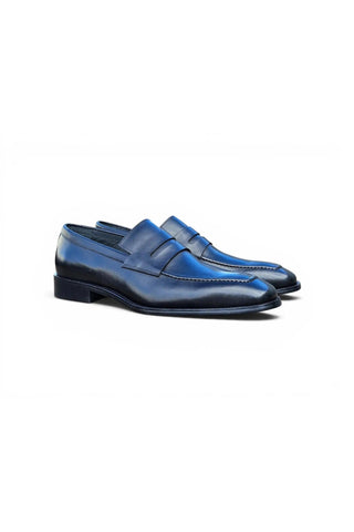 Carrucci KS509-32 Leather Penny Loafer-AmbrogioShoes