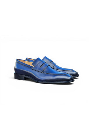 Carrucci KS509-32 Leather Penny Loafer-AmbrogioShoes