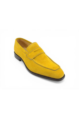 Carrucci KS509-36S Suede Penny Loafer-AmbrogioShoes