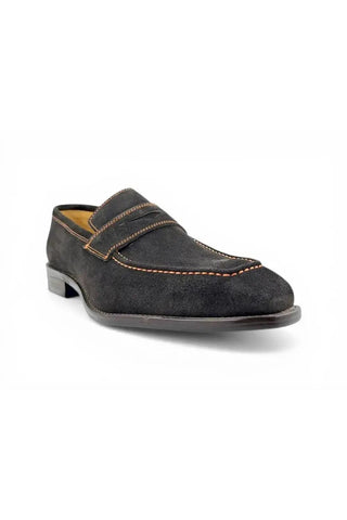 Carrucci KS509-36S Suede Penny Loafer-AmbrogioShoes