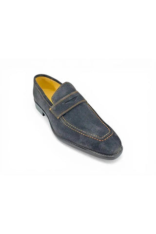 Carrucci KS509-36S Suede Penny Loafer-AmbrogioShoes