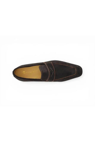 Carrucci KS509-36S Suede Penny Loafer-AmbrogioShoes