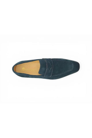 Carrucci KS509-36S Suede Penny Loafer-AmbrogioShoes