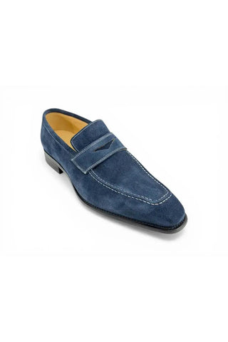 Carrucci KS509-36S Suede Penny Loafer-AmbrogioShoes