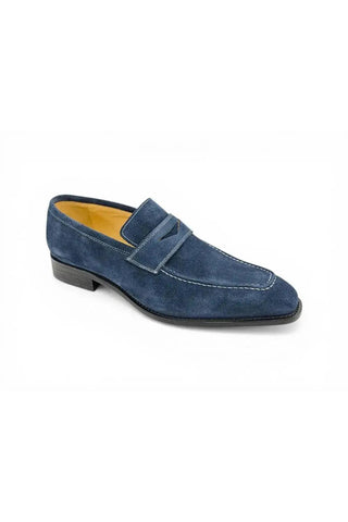 Carrucci KS509-36S Suede Penny Loafer-AmbrogioShoes