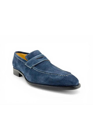 Carrucci KS509-36S Suede Penny Loafer-AmbrogioShoes