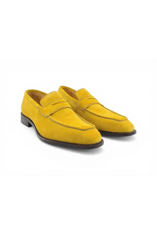 Carrucci KS509-36S Suede Penny Loafer-AmbrogioShoes