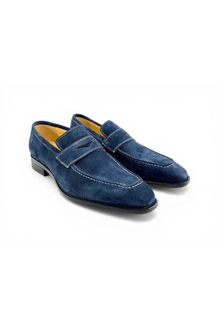Carrucci KS509-36S Suede Penny Loafer-AmbrogioShoes