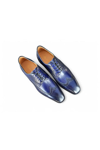 Carrucci KS509-43 Leather Derby-AmbrogioShoes