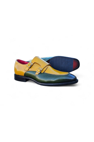Carrucci KS509-45T Leather Double Monk-Strap-AmbrogioShoes