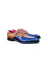 Navy/Cognac
