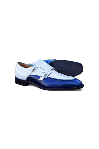 Carrucci KS509-45T Leather Double Monk-Strap-AmbrogioShoes