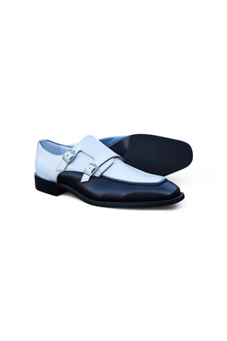 Carrucci KS509-45T Leather Double Monk-Strap-AmbrogioShoes