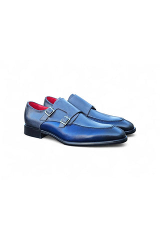 Carrucci KS509-45T Leather Double Monk-Strap-AmbrogioShoes