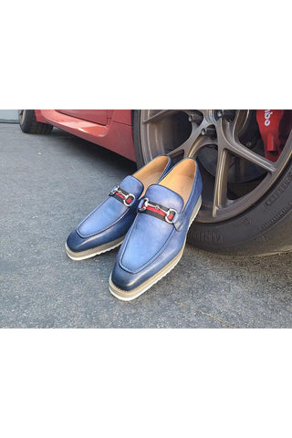 Carrucci KS515-07R Horse-Bit Loafer-AmbrogioShoes