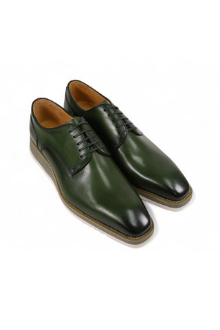 Carrucci KS515-26 Leather Lace-Up Derby-AmbrogioShoes