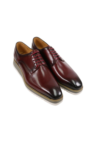 Carrucci KS515-26 Leather Lace-Up Derby-AmbrogioShoes
