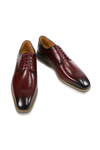 Carrucci KS515-26 Leather Lace-Up Derby-AmbrogioShoes