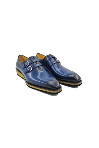 Carrucci KS515-30 Leather Double Monk-Strap-AmbrogioShoes
