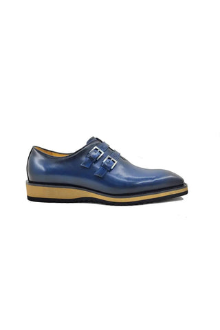 Carrucci KS515-30 Leather Double Monk-Strap-AmbrogioShoes