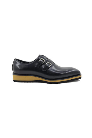 Carrucci KS515-30 Leather Double Monk-Strap-AmbrogioShoes