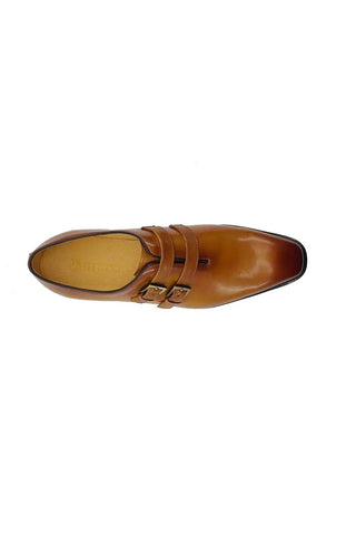 Carrucci KS515-30 Leather Double Monk-Strap-AmbrogioShoes