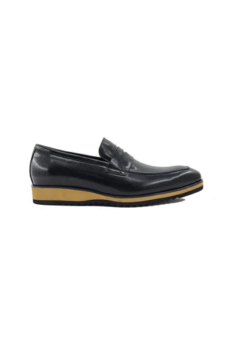 Carrucci KS516-01 Leather Penny Loafer-AmbrogioShoes