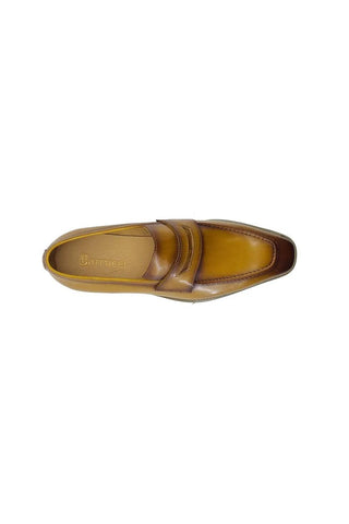 Carrucci KS518-03 Leather Penny Loafer-AmbrogioShoes
