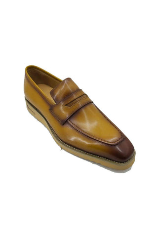 Carrucci KS518-03 Leather Penny Loafer-AmbrogioShoes