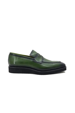 Carrucci KS518-03 Leather Penny Loafer-AmbrogioShoes