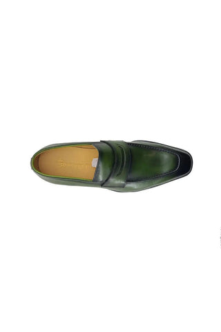 Carrucci KS518-03 Leather Penny Loafer-AmbrogioShoes