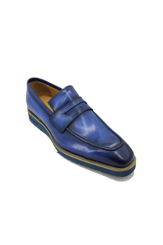 Carrucci KS518-03 Leather Penny Loafer-AmbrogioShoes