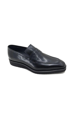 Carrucci KS518-03 Leather Penny Loafer-AmbrogioShoes