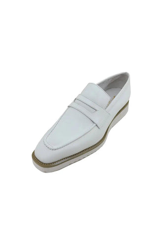 Carrucci KS518-03 Leather Penny Loafer-AmbrogioShoes