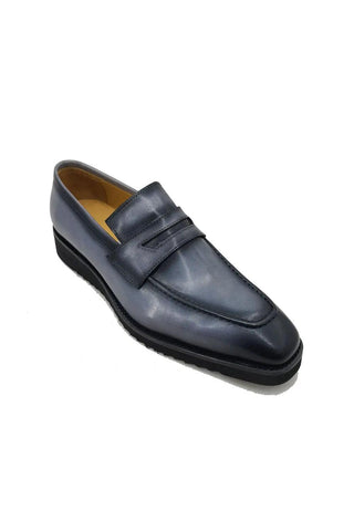 Carrucci KS518-03 Leather Penny Loafer-AmbrogioShoes