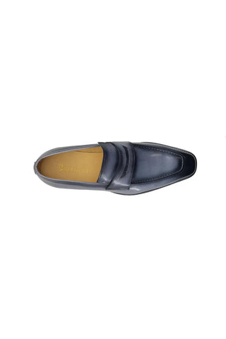 Carrucci KS518-03 Leather Penny Loafer-AmbrogioShoes