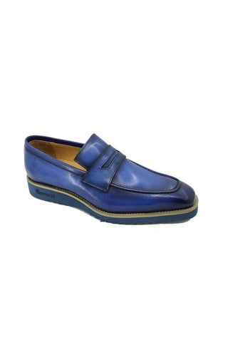 Carrucci KS518-03 Leather Penny Loafer-AmbrogioShoes