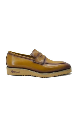 Carrucci KS518-03 Leather Penny Loafer-AmbrogioShoes