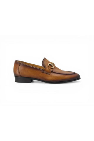 Carrucci KS525-601 Leather Horse-Bit Loafer-AmbrogioShoes