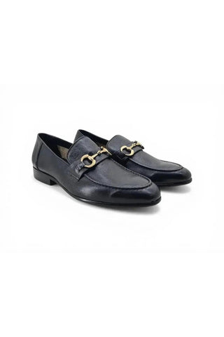 Carrucci KS525-601 Leather Horse-Bit Loafer-AmbrogioShoes
