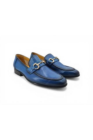 Carrucci KS525-601 Leather Horse-Bit Loafer-AmbrogioShoes