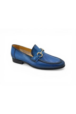 Carrucci KS525-601 Leather Horse-Bit Loafer-AmbrogioShoes