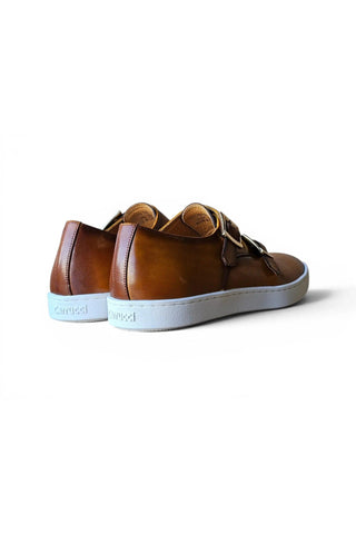 Carrucci KS529-03 Leather Double Monk-Strap