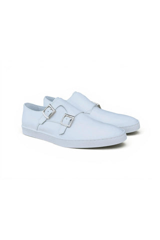 Carrucci KS529-03 Leather Double Monk-Strap