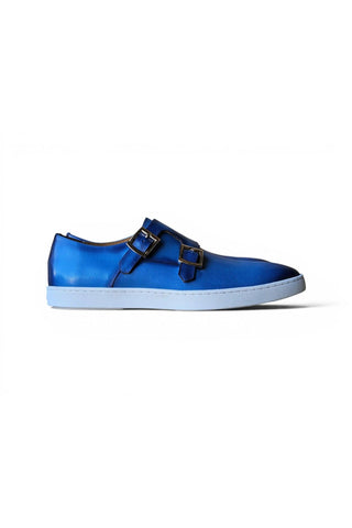 Carrucci KS529-03 Leather Double Monk-Strap