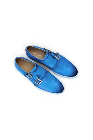 Carrucci KS529-03 Leather Double Monk-Strap