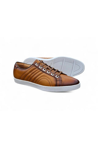 Carrucci KS529-35 Leather Sneaker-AmbrogioShoes