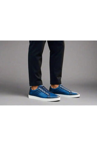 Carrucci KS529-35 Leather Sneaker-AmbrogioShoes